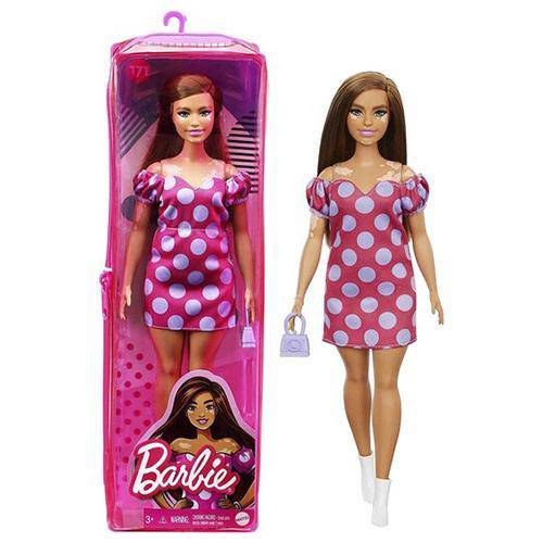 Byttehandel en sælger godt Barbie Fashionista #171 Vitiligo Polka Dot Dress - ToyShnip