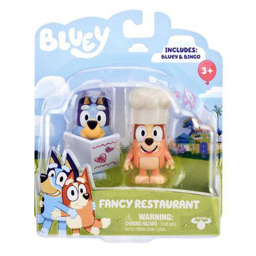 Bluey 2 Pack Figures - Series 4 - Fancy Restauran - ToyShnip