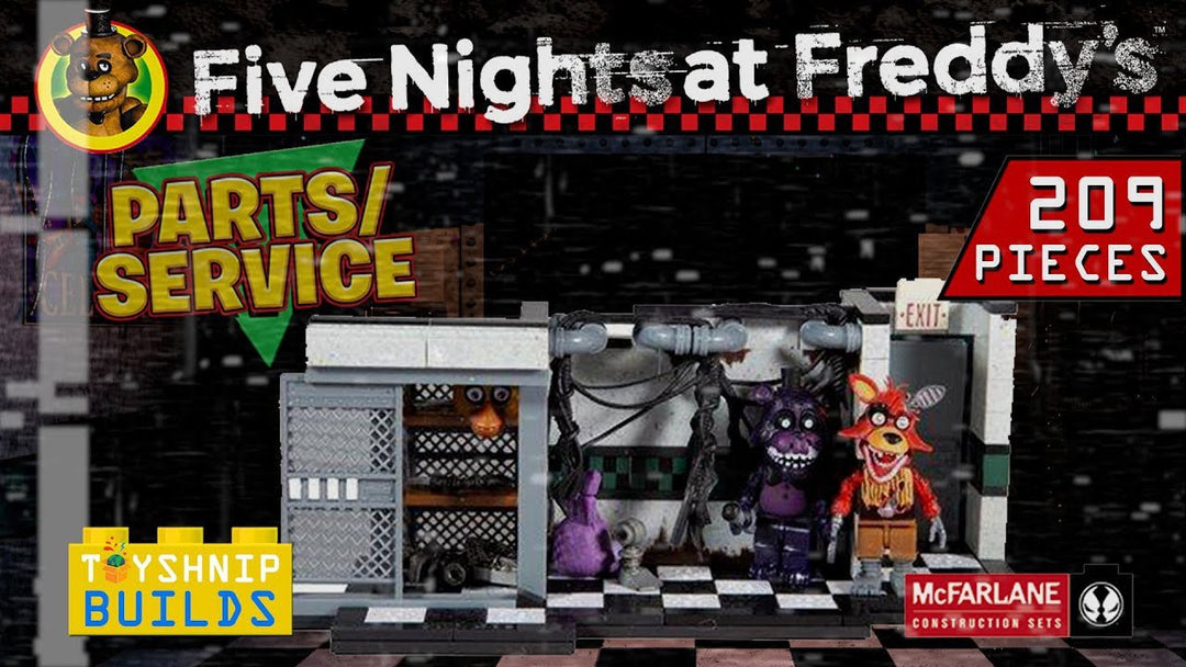 Five Nights at Freddy's | Parts and Service Medium Construction Set - ToyShnip