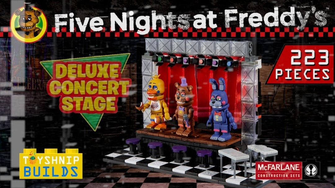 Five Nights at Freddy's | Series 6 Deluxe Concert Stage Large Construction Set - ToyShnip