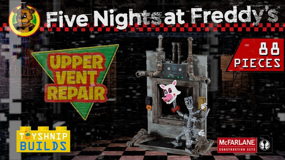Five Nights at Freddy's | Series 6 Upper Vent Repair Small Construction Set - ToyShnip