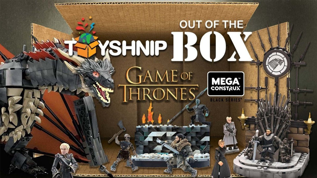 Game of Thrones | The Wall - Iron Throne - Drogon | Mega Construx Black Series - ToyShnip