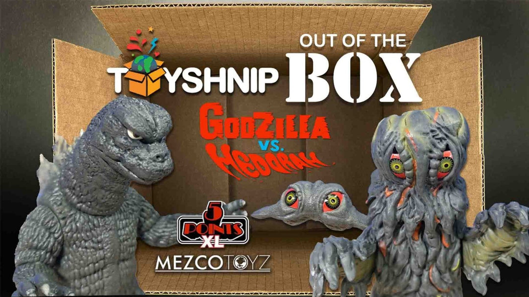 Godzilla | Godzilla vs Hedorah 5 Points XL Box Set | Mezco - ToyShnip