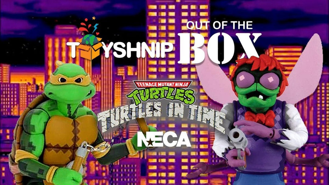 Teenage Mutant Ninja Turtles | Turtles In Time Mikey & Baxter Stockman | NECA - ToyShnip