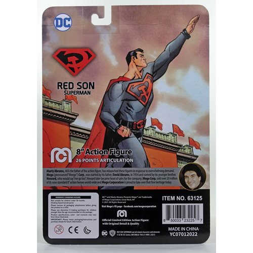 Mego DC Red Son Superman 8 Inch Action Figure - PREVIEWS Exclusive-ToyShnip