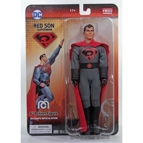 Mego DC Red Son Superman 8 Inch Action Figure - PREVIEWS Exclusive-ToyShnip