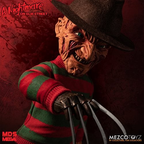 Mezco Toyz A Nightmare on Elm Street Freddy Krueger Talking 15-Inch Mega-Scale Doll