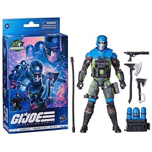 Figura de acción Cobra Commander de 6 pulgadas de la serie clasificada GI Joe