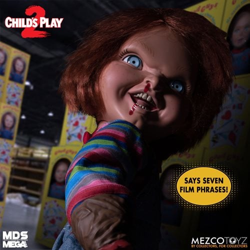 Mezco Toyz Child's Play Menacing Chucky Talking Mega-Scale 15-Inch Doll