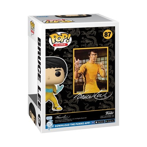 Funko Pop! Icons #87 - Bruce Lee Vinyl Figure