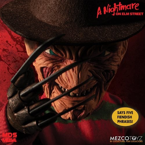 Mezco Toyz A Nightmare on Elm Street Freddy Krueger Talking 15-Inch Mega-Scale Doll