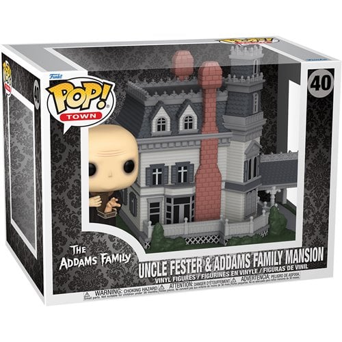 Funko Pop! Town 40 - The Addams Family - Uncle Fester & Addams Family Mansion Vinyl Figure