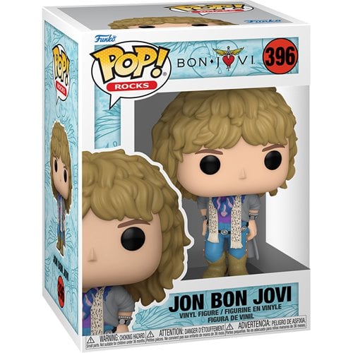 Funko Pop! 396 Rocks - Bon Jovi - 1980's Jon Bon Jovi Vinyl Figure