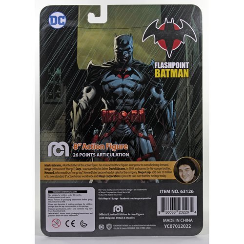 Mego DC Flashpoint Batman 8 Inch Action Figure - PREVIEWS Exclusive-ToyShnip