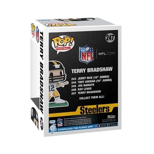 Funko Pop! 247 - NFL - Steelers Terry Bradshaw Vinyl Figure