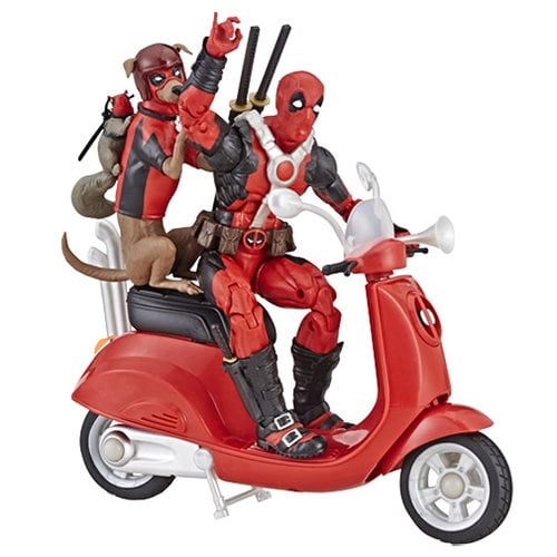 Marvel Legends Ultimate Action Figures with Vehicle - Deadpool Corps with Scooter