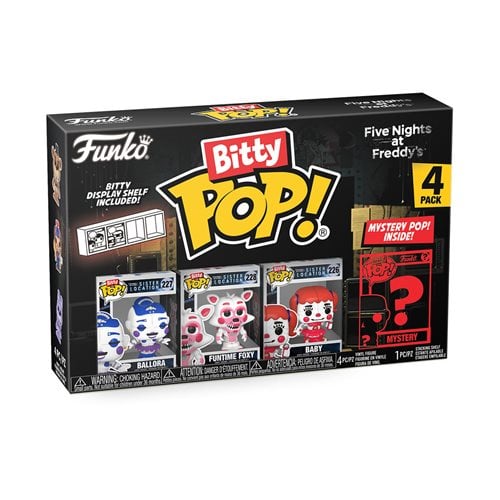 Five Nights at Freddy's Funko Bitty Pop! Mini-Figure 4-Pack - Select Set(s)