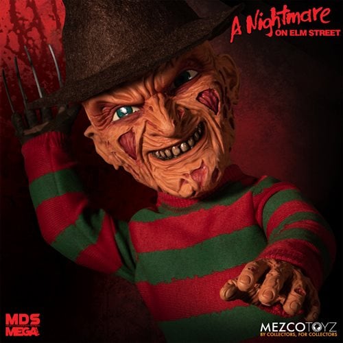 Mezco Toyz A Nightmare on Elm Street Freddy Krueger Talking 15-Inch Mega-Scale Doll