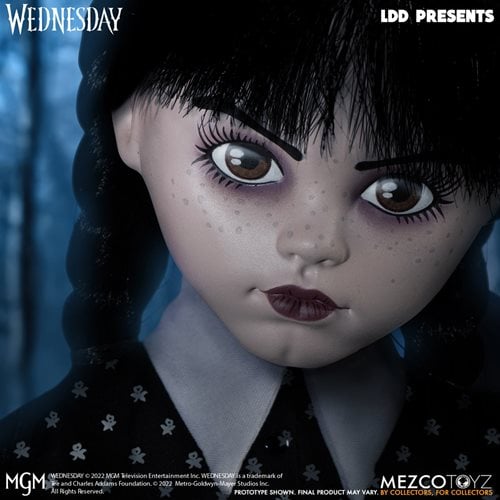 Mezco Toyz LDD Presents Wednesday Addams 10-Inch Doll