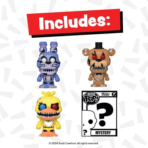 Five Nights at Freddy's Funko Bitty Pop! Mini-Figure 4-Pack - Select Set(s)