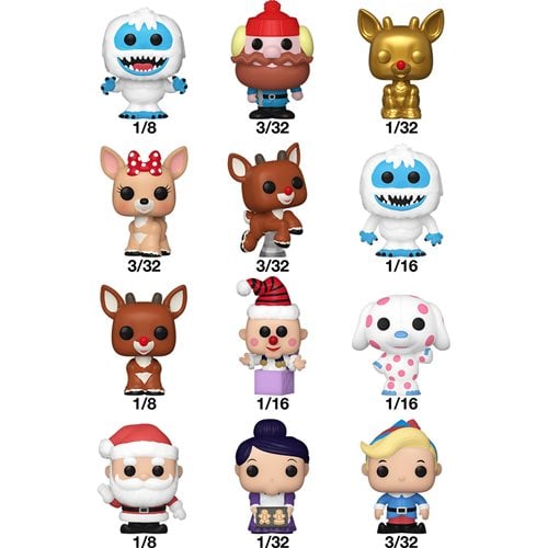 Funko Pop! Rudolph the Red-Nosed Reindeer Bitty Mini-Figure Single - (1) Bag with (1) Mini-Figure