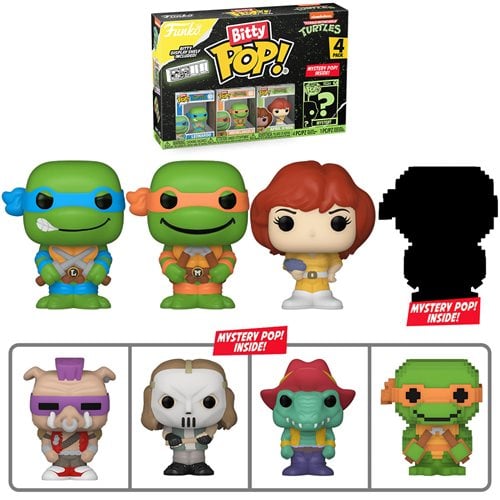Funko Bitty Pop! Teenage Mutant Ninja Turtles Comics Mini-Figure 4-Pack - Select Set(s)