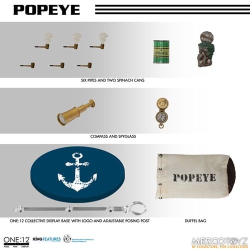 Mezco Toyz Popeye One:12 Collective Action Figure