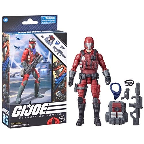 Figura de acción Cobra Commander de 6 pulgadas de la serie clasificada GI Joe