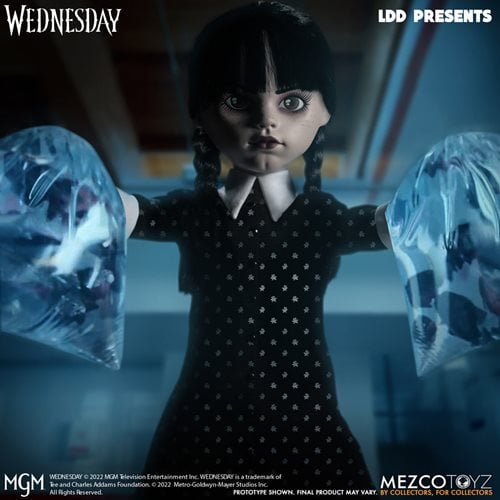 Mezco Toyz LDD Presents Wednesday Addams 10-Inch Doll