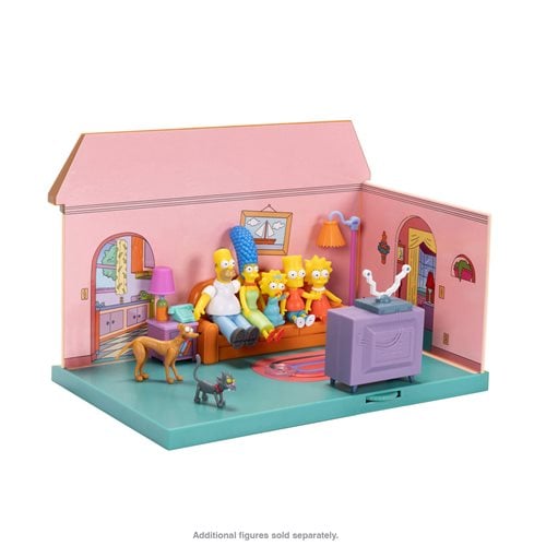 The Simpsons House Living Room Diorama Playset