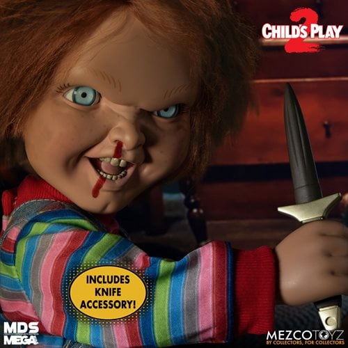 Mezco Toyz Child's Play Menacing Chucky Talking Mega-Scale 15-Inch Doll