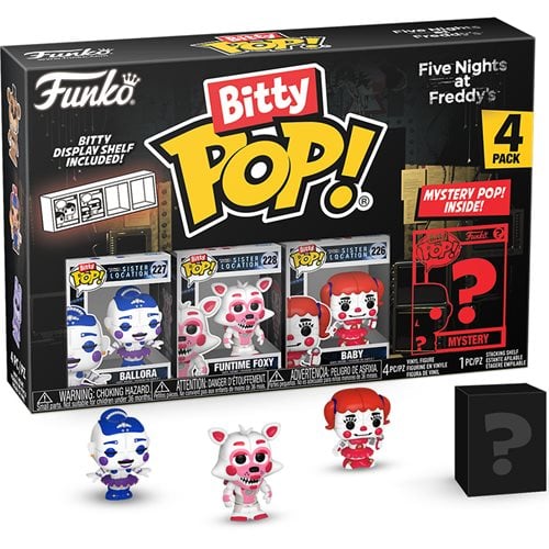 Five Nights at Freddy's Funko Bitty Pop! Mini-Figure 4-Pack - Select Set(s)