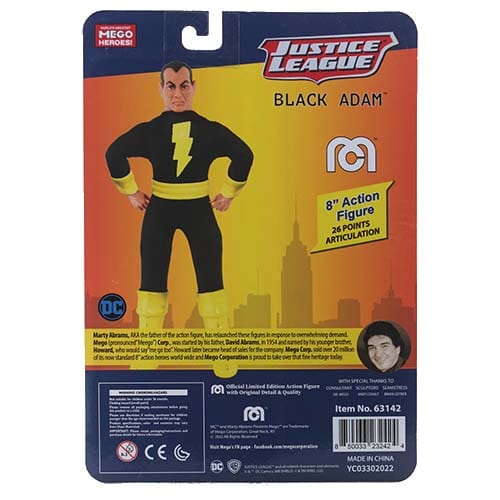 Mego Action Figure 8 Inch DC Black Adam-ToyShnip