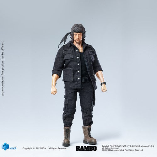 Rambo First Blood Part II EXQ Super Ser 1/12 Scale PX Action Figure