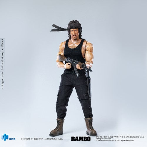 Rambo First Blood Part II EXQ Super Ser 1/12 Scale PX Action Figure