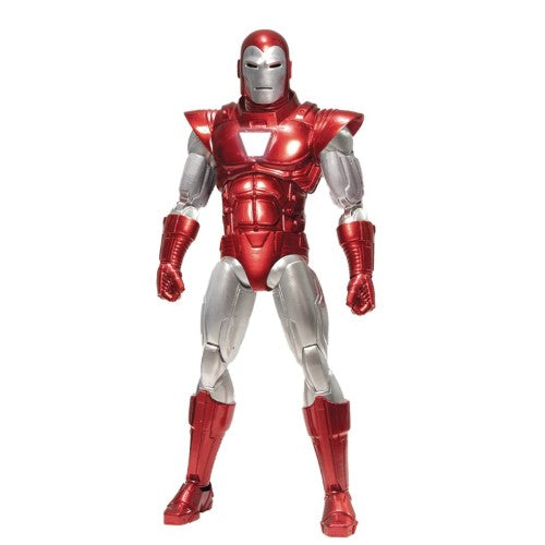 Mezco Toyz Iron Man Silver Centurion Edition One:12 Collective Action Figure