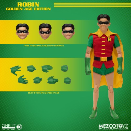 Mezco Toyz DC Robin Golden Age One:12 Collective Action Figure