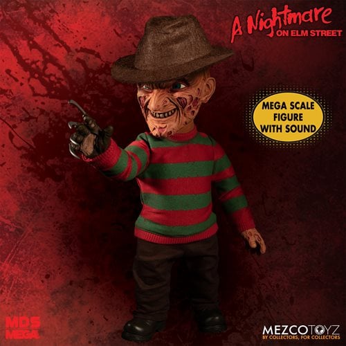 Mezco Toyz A Nightmare on Elm Street Freddy Krueger Talking 15-Inch Mega-Scale Doll