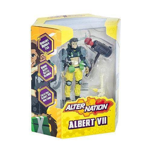Alter Nation - Albert VII - 5 Inch Action Figure (With Free Comic Book) - by Panda Mony Toy Brands