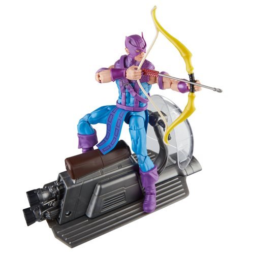 Avengers 60th Anniversary Marvel Legends Hawkeye with Sky-Cycle 6 Inch Action Figure - by Hasbro