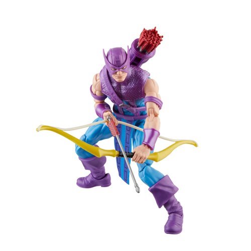 Avengers 60th Anniversary Marvel Legends Hawkeye with Sky-Cycle 6 Inch Action Figure - by Hasbro