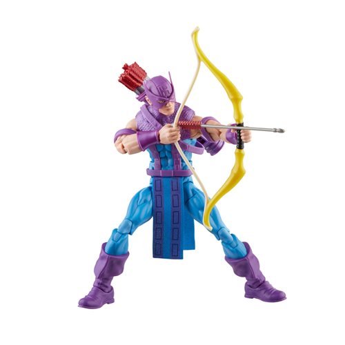 Avengers 60th Anniversary Marvel Legends Hawkeye with Sky-Cycle 6 Inch Action Figure - by Hasbro