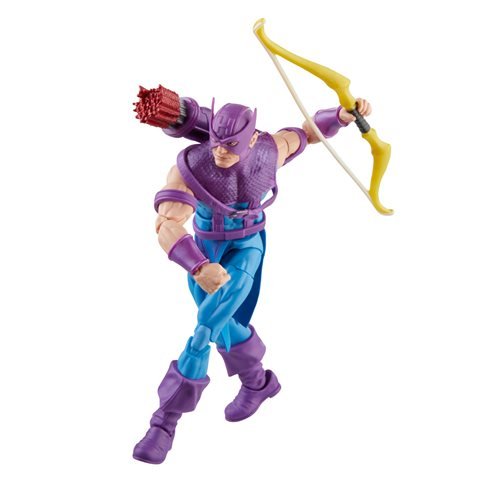 Avengers 60th Anniversary Marvel Legends Hawkeye with Sky-Cycle 6 Inch Action Figure - by Hasbro