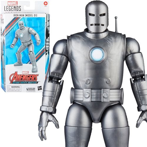 Avengers 60th Anniversary Marvel Legends Series Iron Man (Model 01) 6-Inch Action Figure - by Hasbro