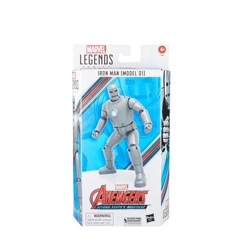 Avengers 60th Anniversary Marvel Legends Series Iron Man (Model 01) 6-Inch Action Figure - by Hasbro