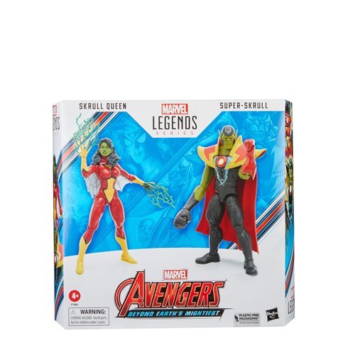 Avengers 60th Anniversary Marvel Legends Skrull Queen and Super-Skrull 6-Inch Action Figures - by Hasbro