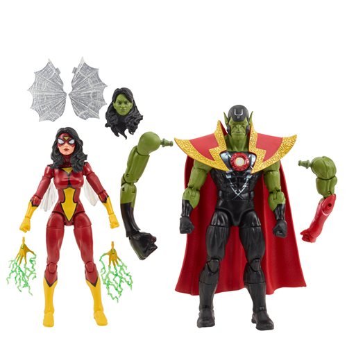 Avengers 60th Anniversary Marvel Legends Skrull Queen and Super-Skrull 6-Inch Action Figures - by Hasbro