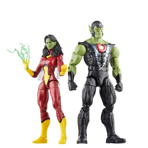 Avengers 60th Anniversary Marvel Legends Skrull Queen and Super-Skrull 6-Inch Action Figures - by Hasbro