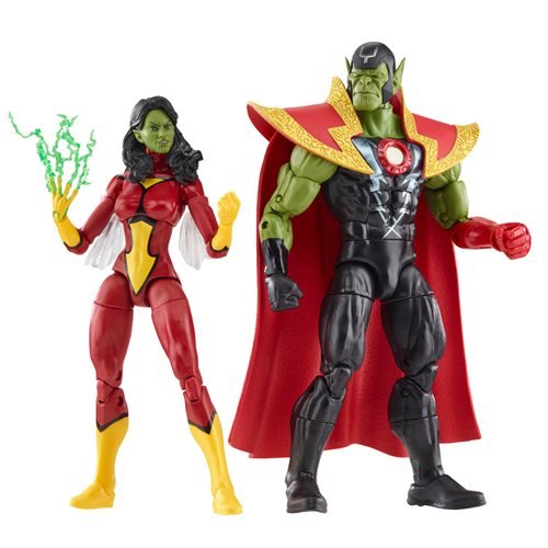 Avengers 60th Anniversary Marvel Legends Skrull Queen and Super-Skrull 6-Inch Action Figures - by Hasbro