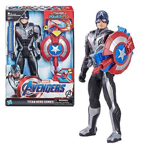 Avengers: Endgame Titan Hero Power FX Captain America 12-Inch Action Figure - by Hasbro